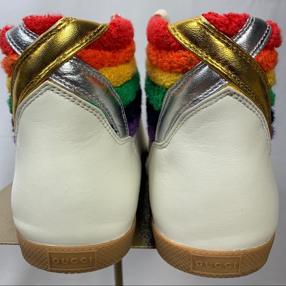 GUCCI MEN'S BAMBI HIGH TOP US 10 1/2 = Gucci 9 1/2 - Picture 10 of 13